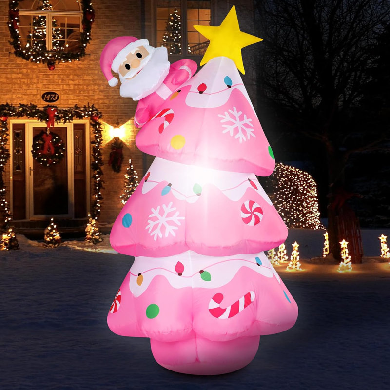 Outdoor pink christmas lights top